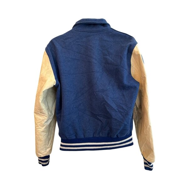 Vtg Neff Jesuit High School Blue Jays Letterman Jacket 1990s Wresting Louisiana - Picture 7 of 11